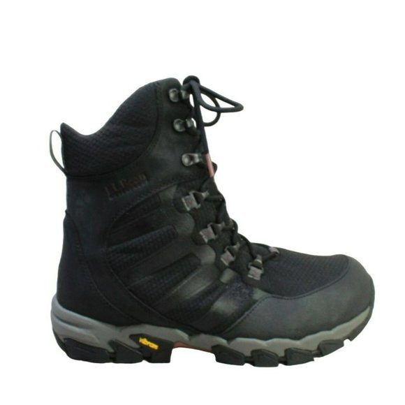 L.L. Bean Shoes - LL Bean Black Leather Waterproof Insulated Ankle Hiking Boots Size 11 M